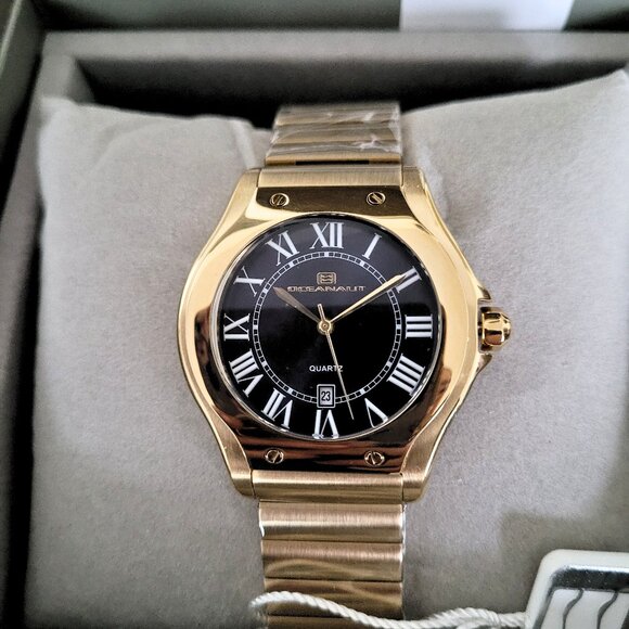 Oceanaut Men's OC1395 Rayonner Gold Quartz Watch - Picture 7 of 8